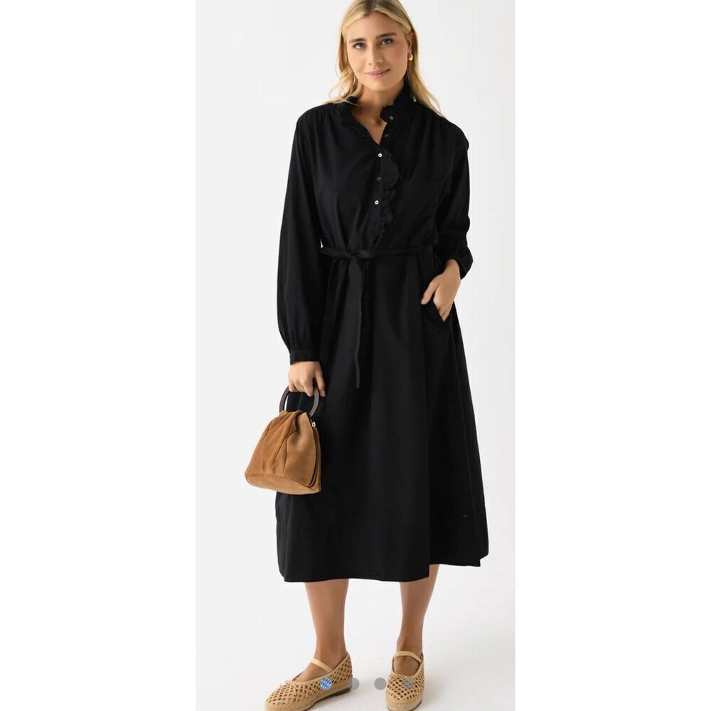 Xirena Caspy 100% Cotton Dress in Black NWT Size X-Small